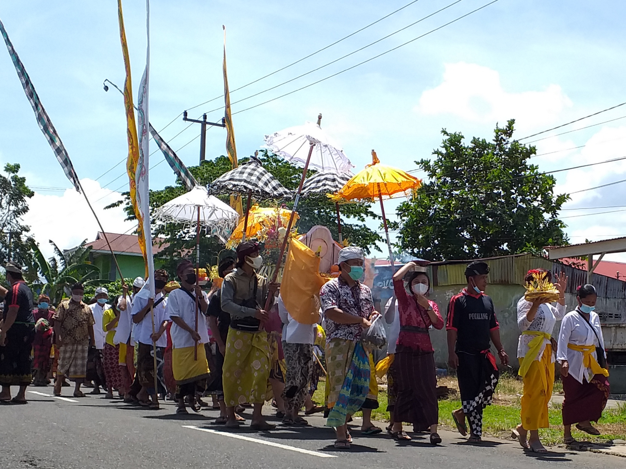 Melihat Hari Raya Nyepi di BU,  Walaupun Dibatasi Tetap Khidmat