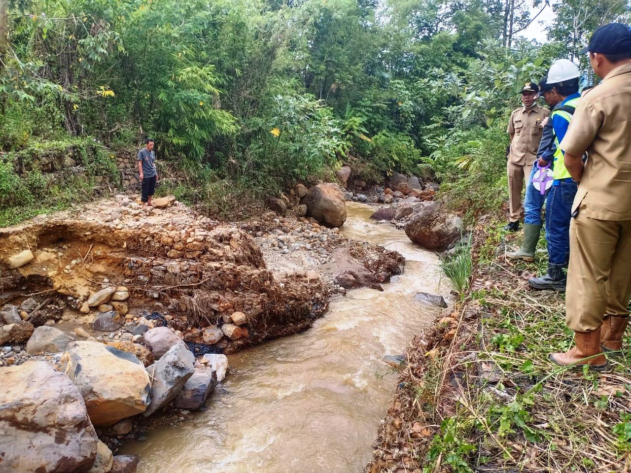 Antisipasi Banjir, Aliran Sungai di Lebong Dikeruk
