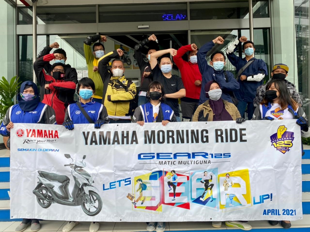 YAMAMORI 2021, Yamaha ajak media, konsumen dan komunitas ikut “GEAR 125 Challenge”