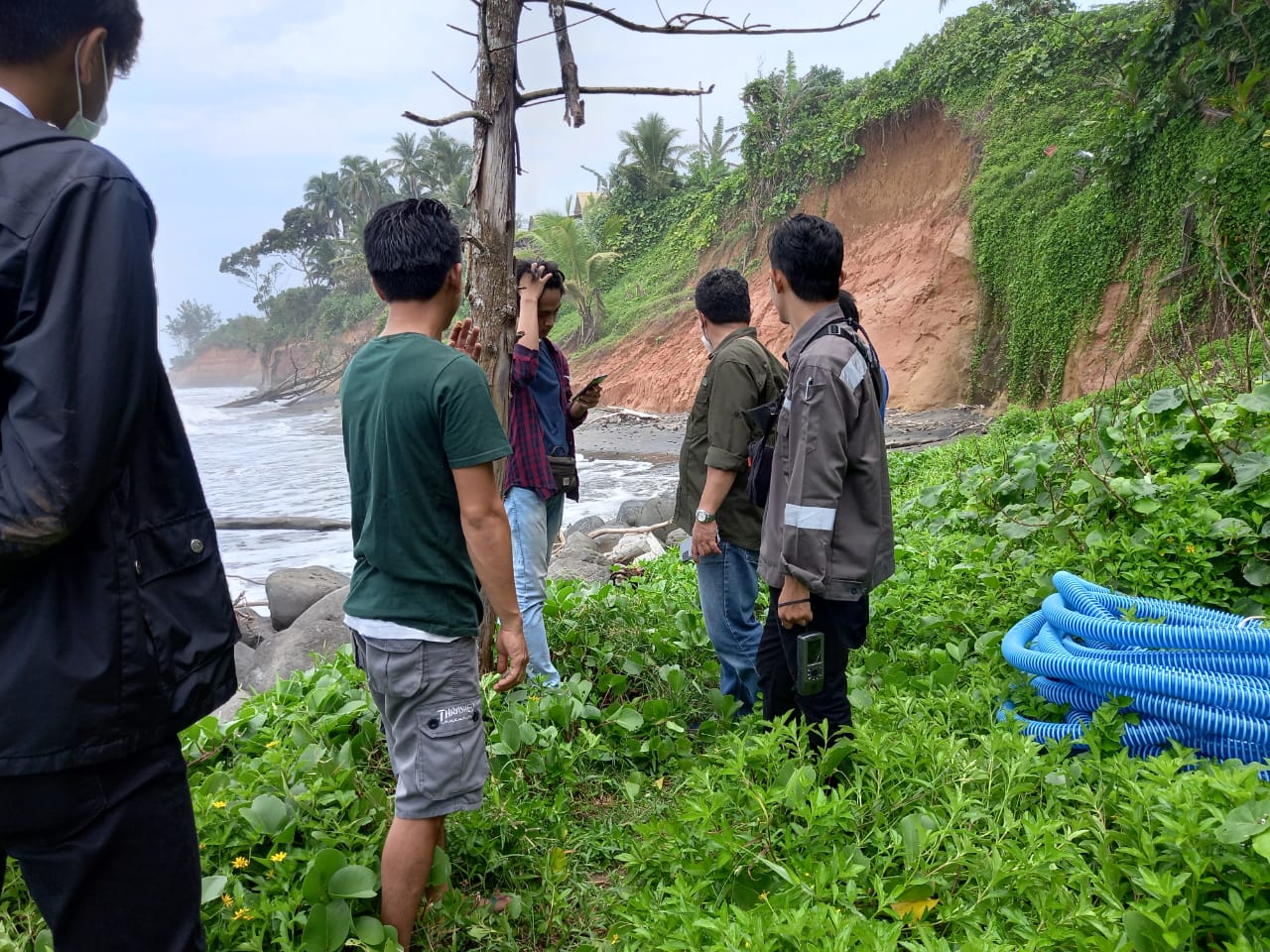 Hari Ini Tim BWS VII Bengkulu Ajak Konsultan Cek Dampak Abrasi Lais