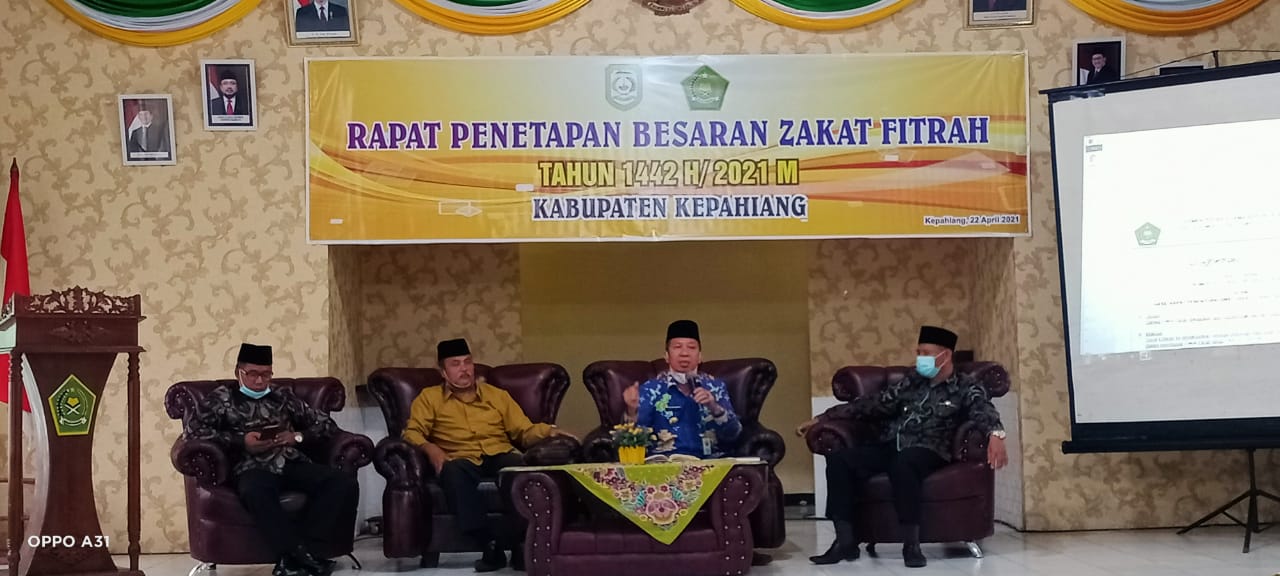 Zakat Fitrah di Kepahiang Ditetapkan Rp 33 Ribu