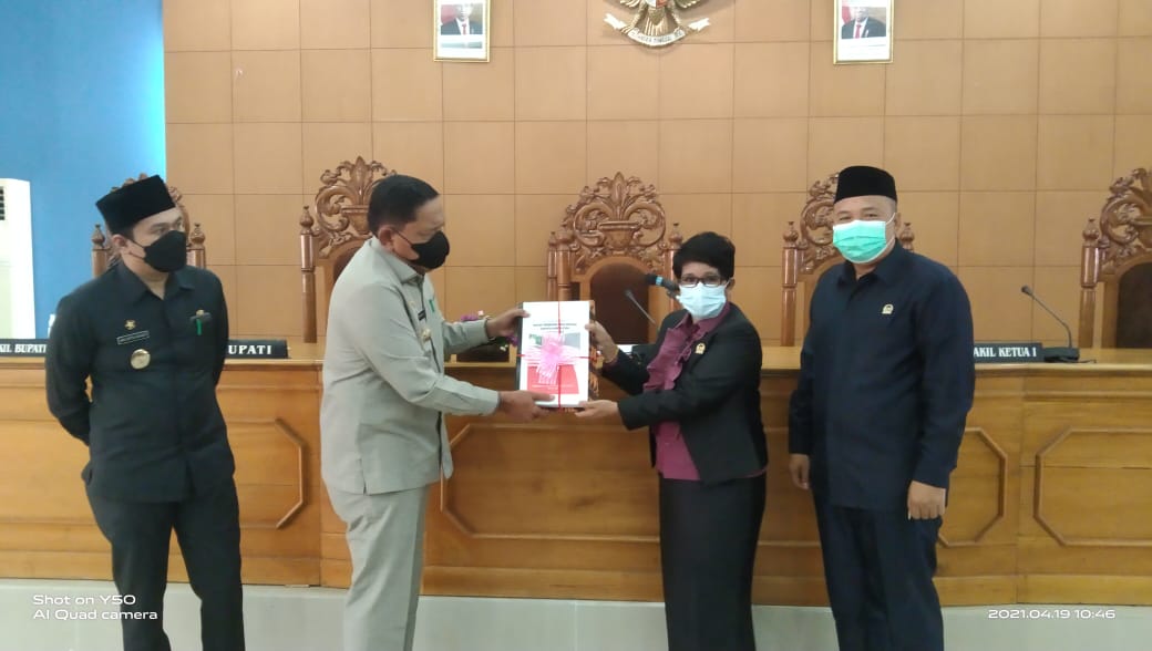 Raih WTP Hingga Empat Kali, Pemkab BU Diapresiasi Parlemen