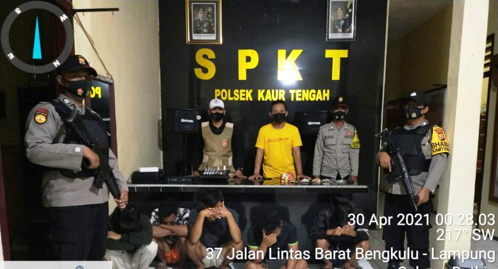 Tiga Pemuda Bengkulu Selatan  Dibekuk