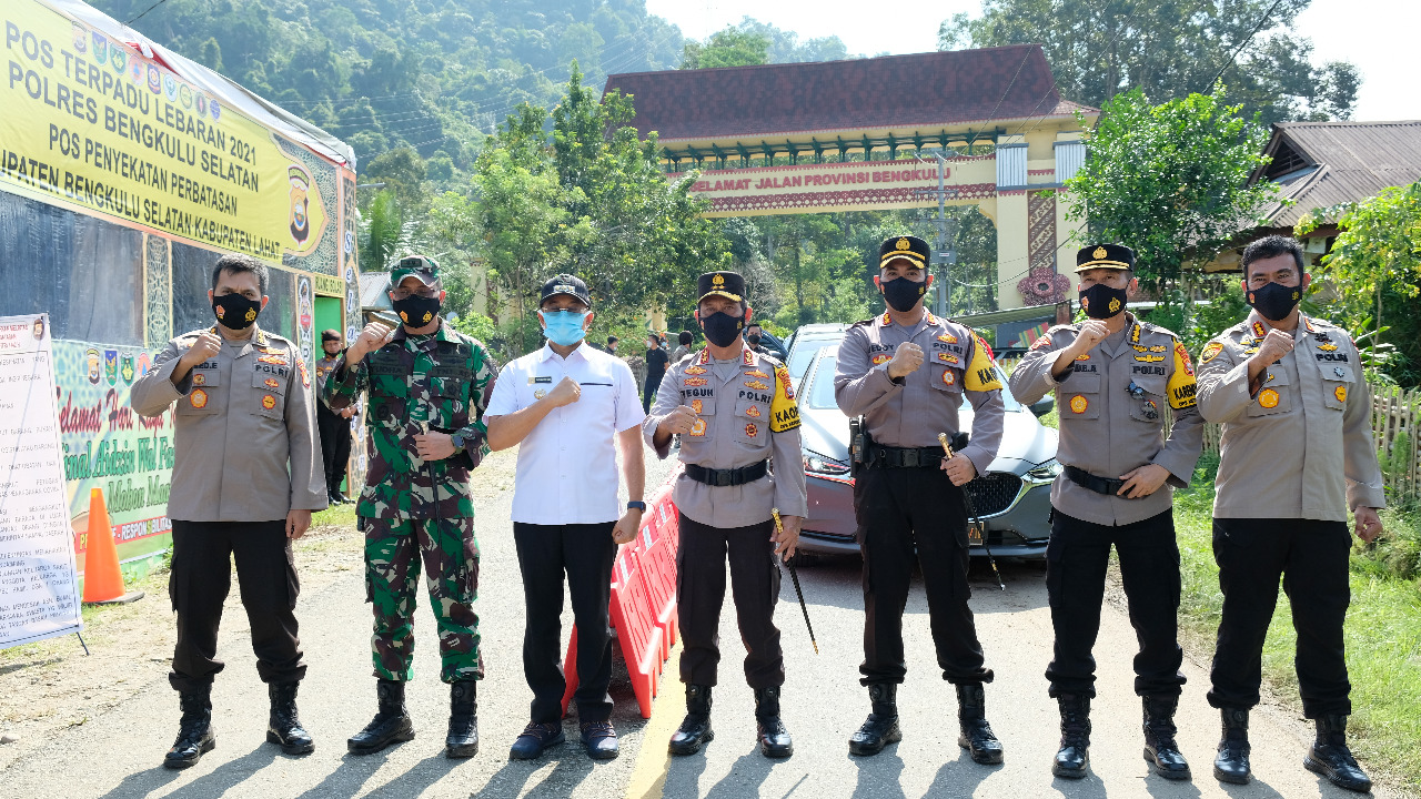 Kapolda Bengkulu Apresiasi Perbatasan Diperketat