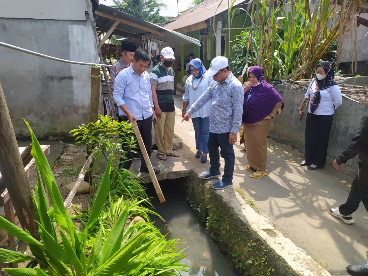 Langganan Banjir, Dewan Kota Sidak Saluran Drainase di Sawah Lebar Baru