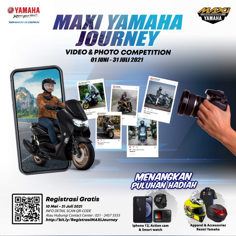 Maxi Yamaha Journey, Kompetisi Video & Foto  Pengguna Maxi Yamaha