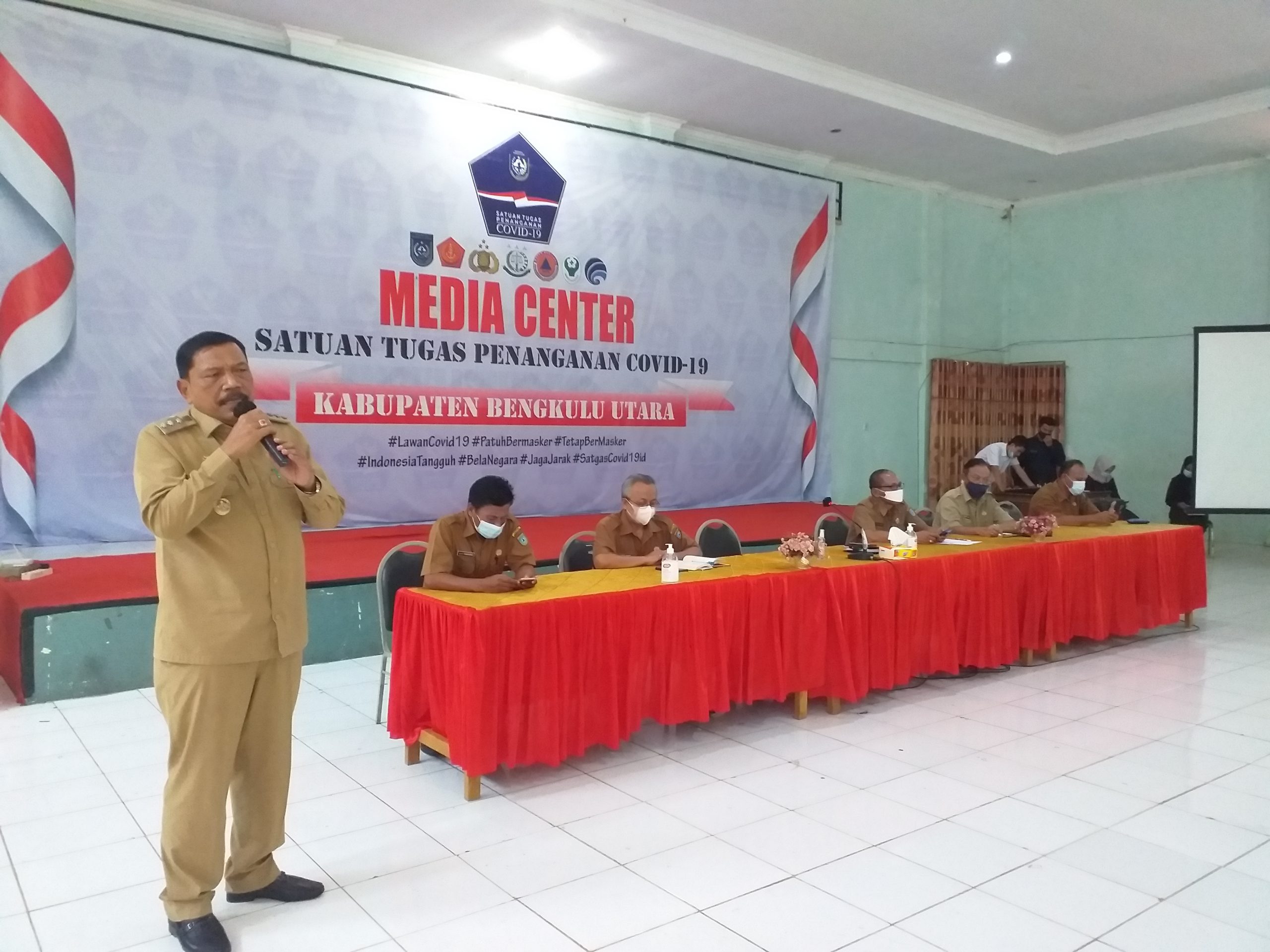 Pemkab Bengkulu Utara Gelar Sosialiasi Covid-19 Secara Roadshow