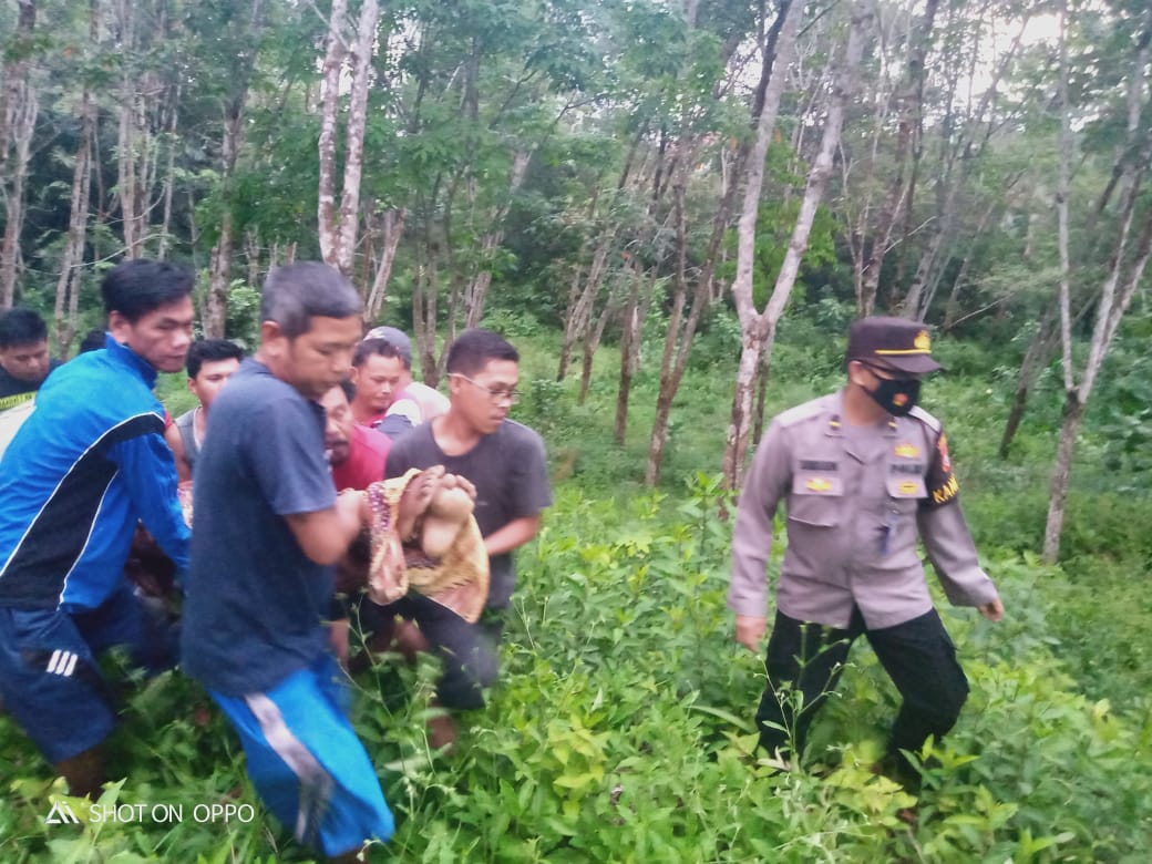 Pemuda Karang Anyar BU Ditemukan Tewas di Kebun Karet