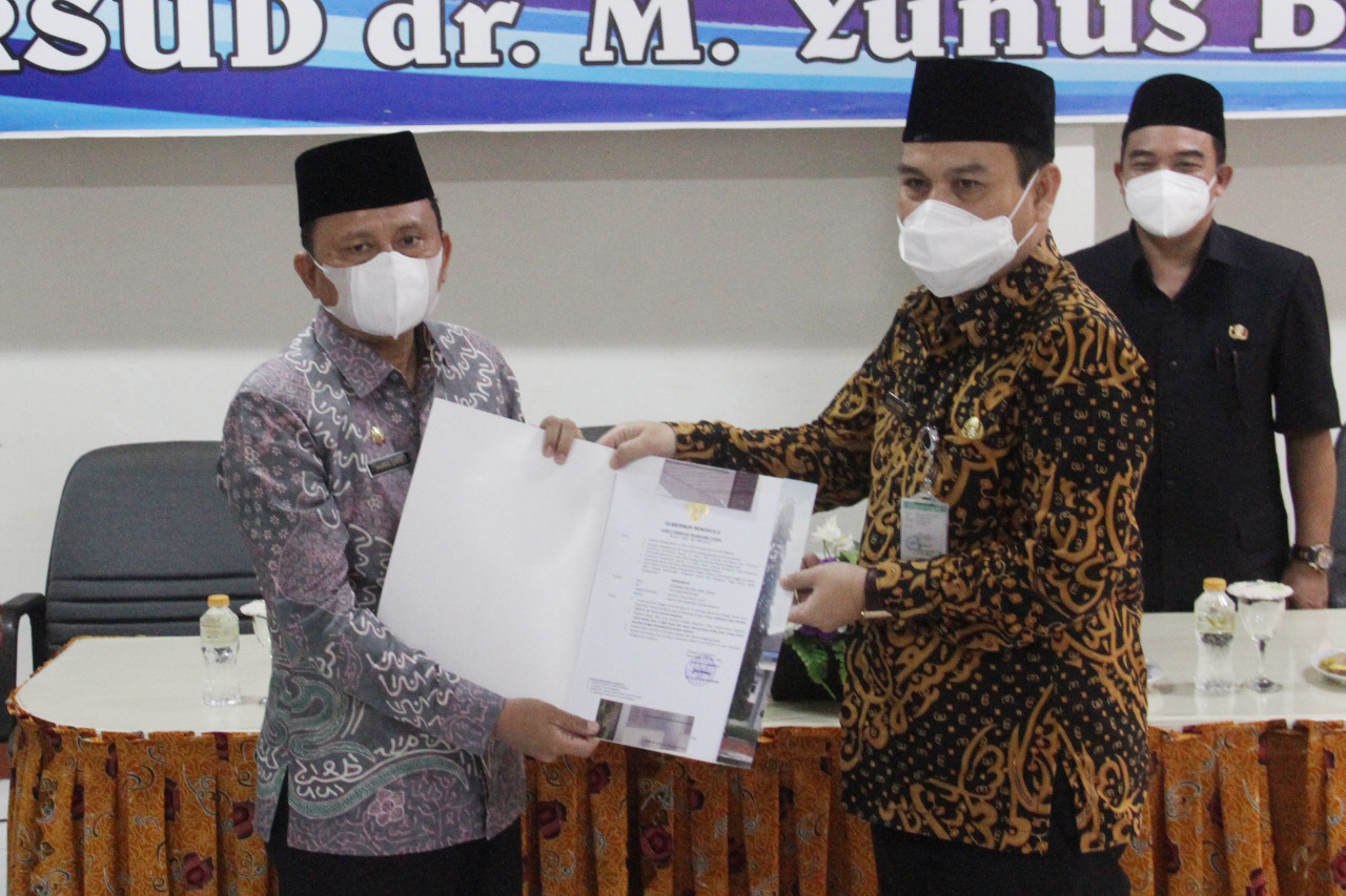 Dirut RSUD M.Yunus Mundur, Herwan Antoni Ditunjuk Jadi Plt Dirut