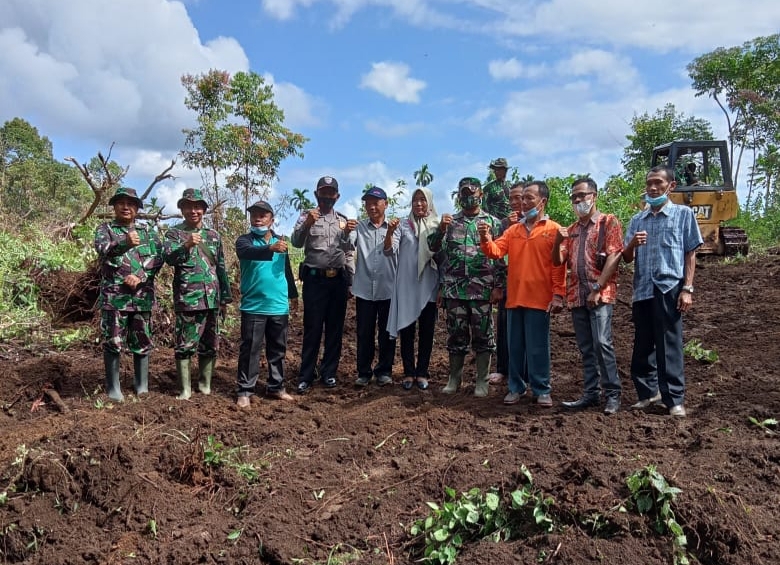 Program TMMD Imbangan di BU Buka Jalan 1,4 Km