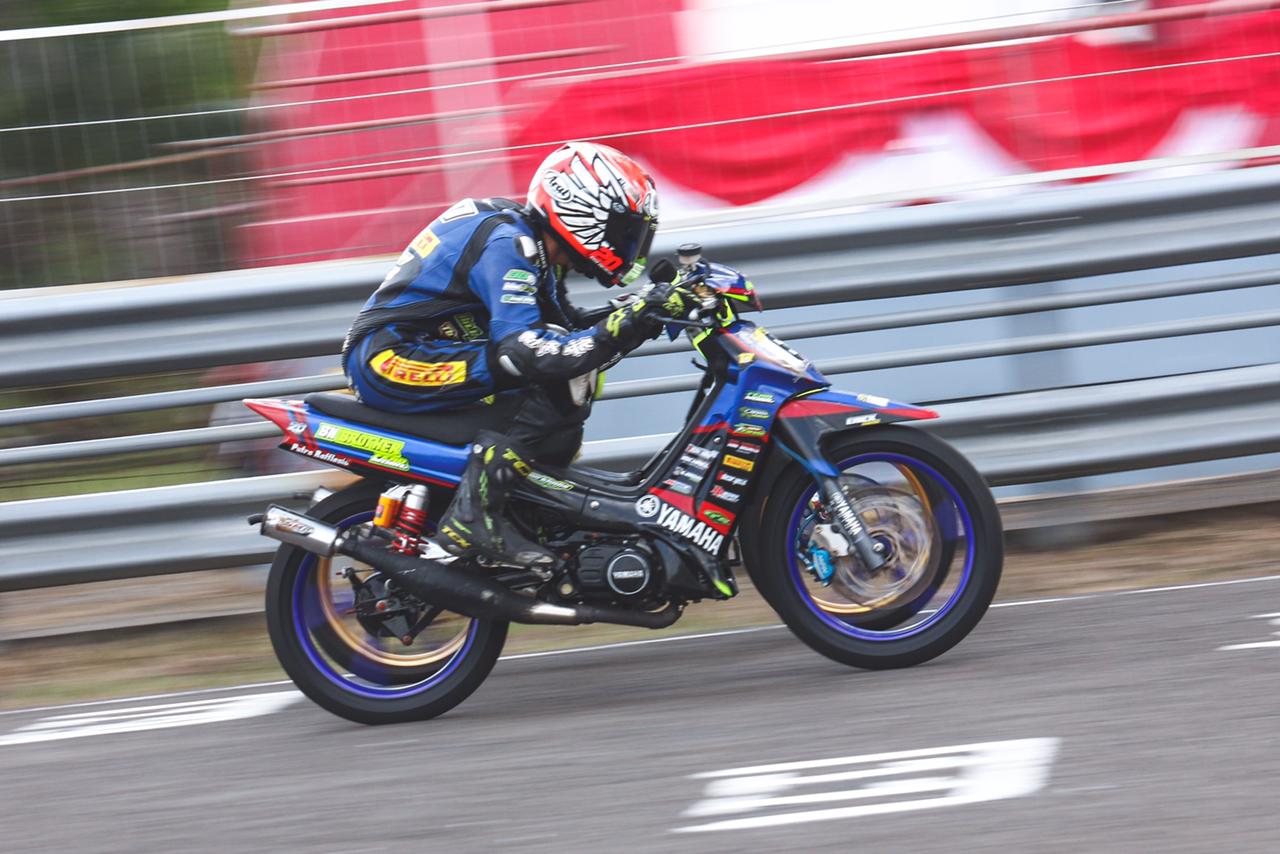 Pebalap Bengkulu Raih Juara Motoprix Piala Presiden di Sirkuit Skyland