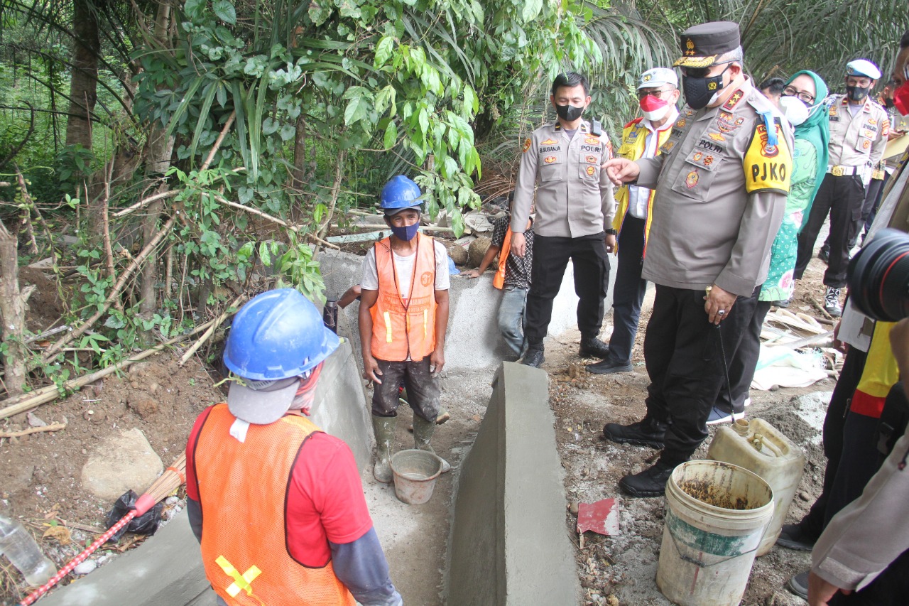 Polda Pantau Program Padat Karya, Libatkan Masyarakat jadi Pekerja