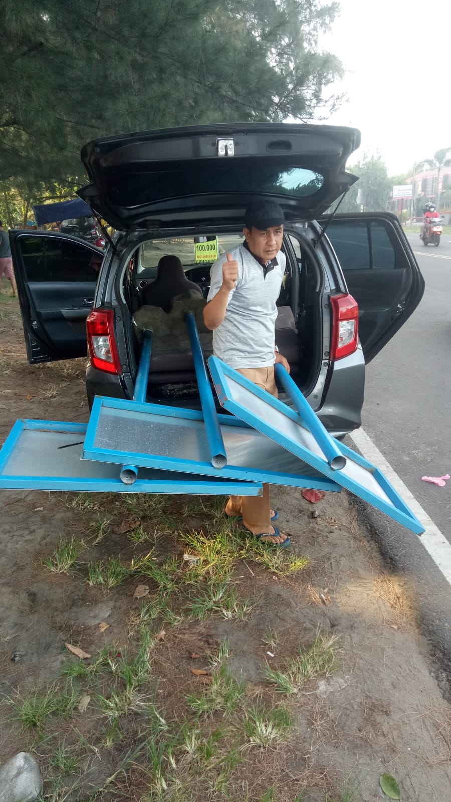 Papan Merek OPD di Pantai Dicabut