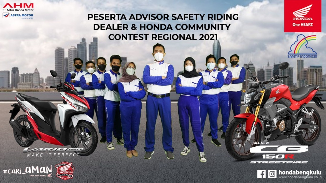 Empat Perwakilan Bengkulu Ikuti Safety Riding Contest 2021