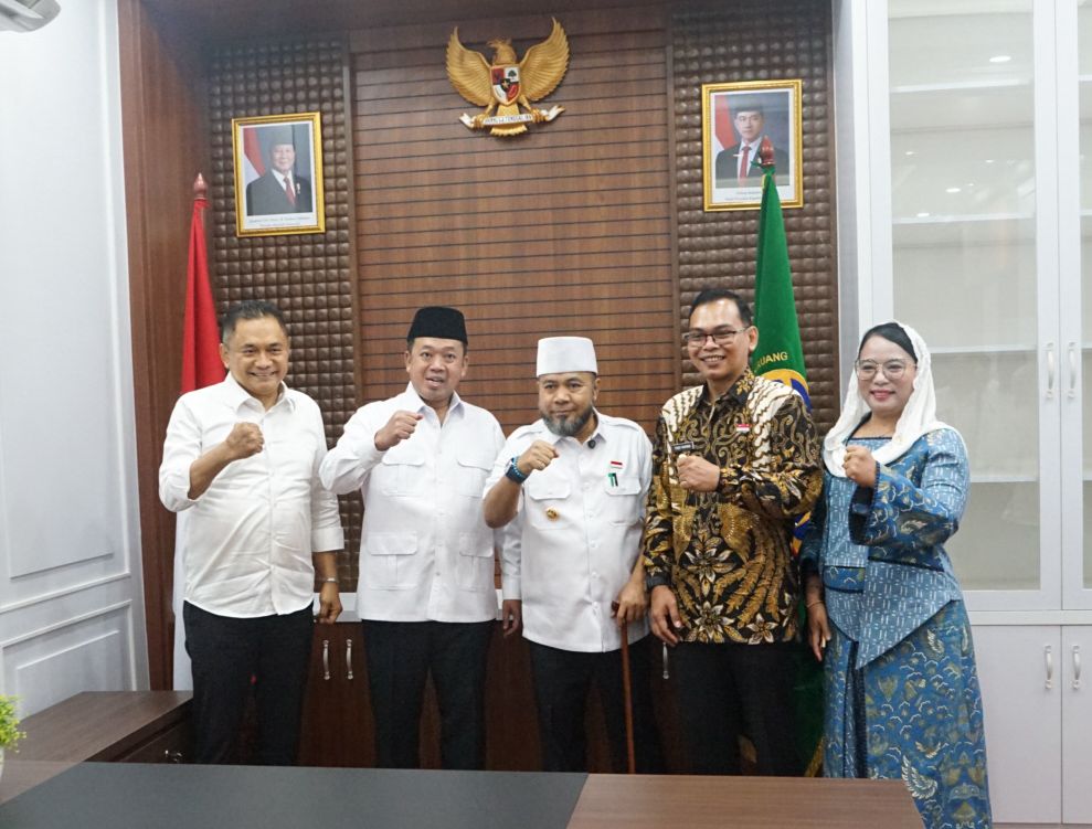 Temui Menteri ATR/BPN, Gubernur Bengkulu Didampingi Senator Destita Bahas Isu Pertanahan