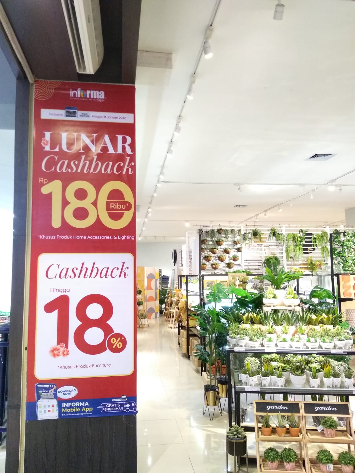 Belanja Furtniture  di Informa Bengkulu Cashback 18%