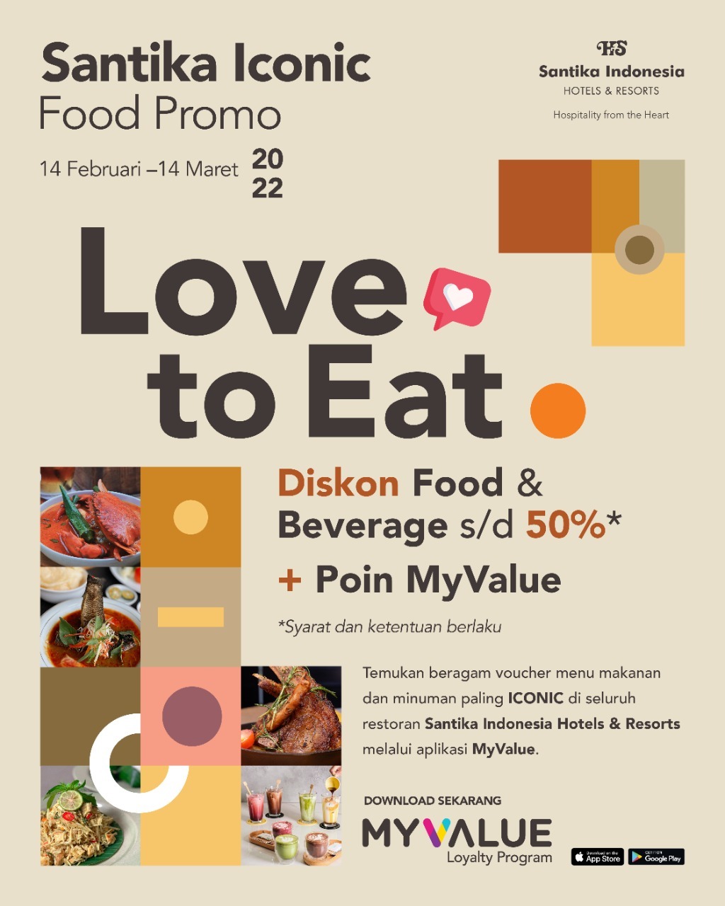 Nikmati Kuliner Khas Nusantara di Santika Iconic Food Promo “Love to Eat”
