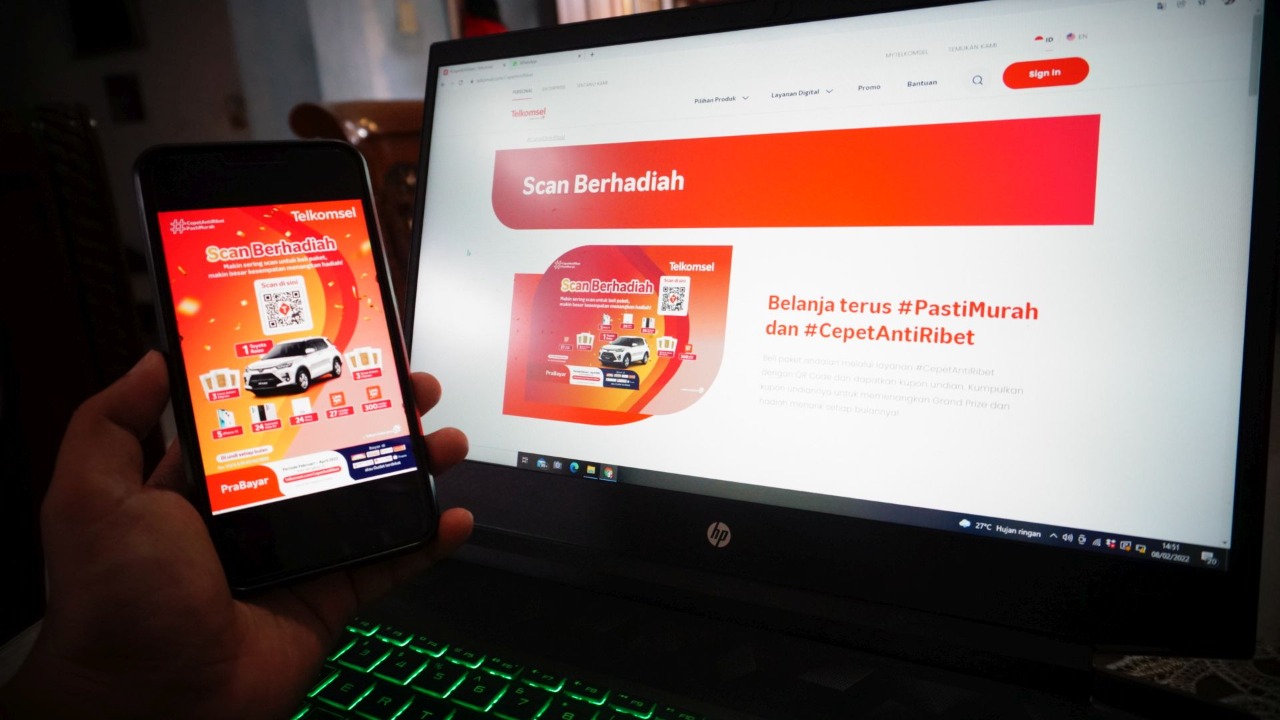 Telkomsel Hadirkan Program Scan Berhadiah #CepatAntiRibet