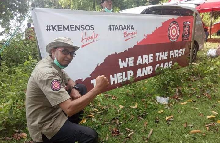 Fahmi Cakra DG (41), Relawan Tagana Kota Bengkulu; Selalu Siap Turun ke Lokasi Bencana