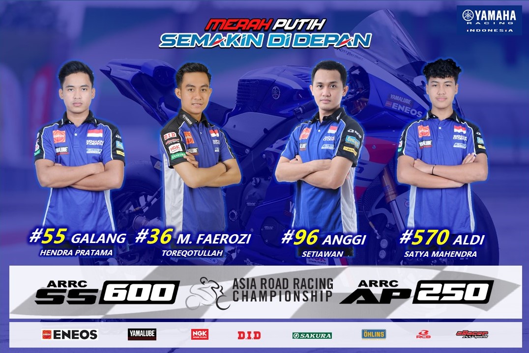   Yamaha Indonesia Umumkan “4 Pejuang Semakin Di Depan BLU CRU Pro Racer” Tampil Di ARRC 2022