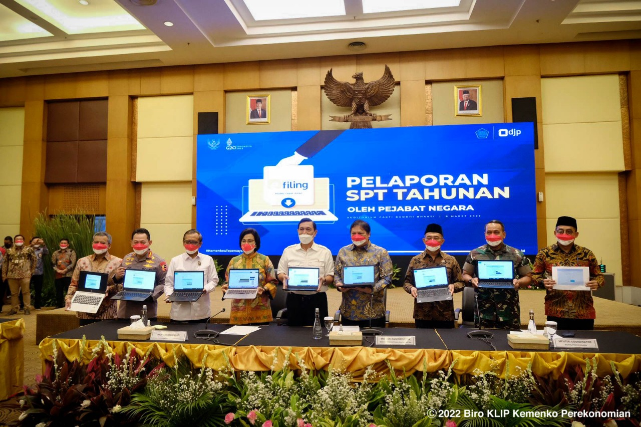 Menko Airlangga: e-filing Mudahkan Pelaporan Pajak