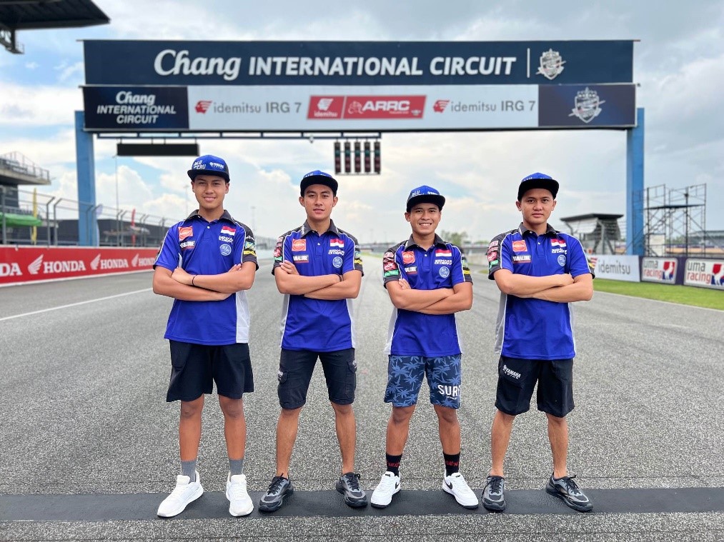 KUARTET YAMAHA RACING INDONESIA SIAP BERJUANG MAKSIMAL DI SERI PERDANA ARRC 2022 BURIRAM