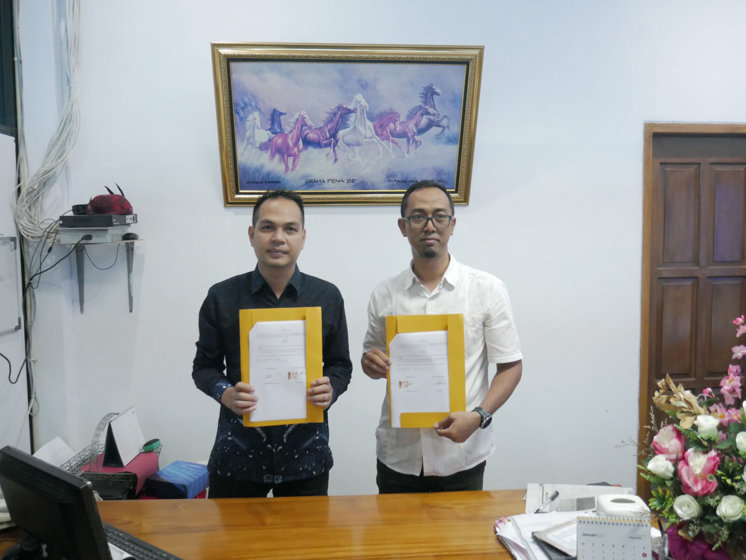 UPT Perpustakaan Unib Jalin Kerjasama dengan Bengkulu Ekspress