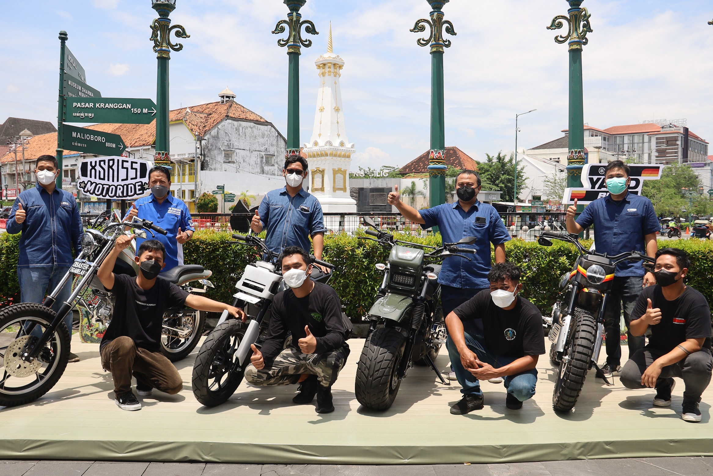 XSR 155 MOTORIDE “TOUR THE JAVA HERITAGE”, TAMPILKAN KARYA CUSTOM BUILDER YARD BUILT JAWA TENGAH DAN JOGJA