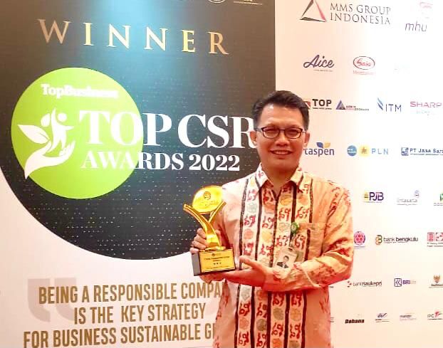 Bank Bengkulu Raih Penghargaan Top CSR Awards 2022
