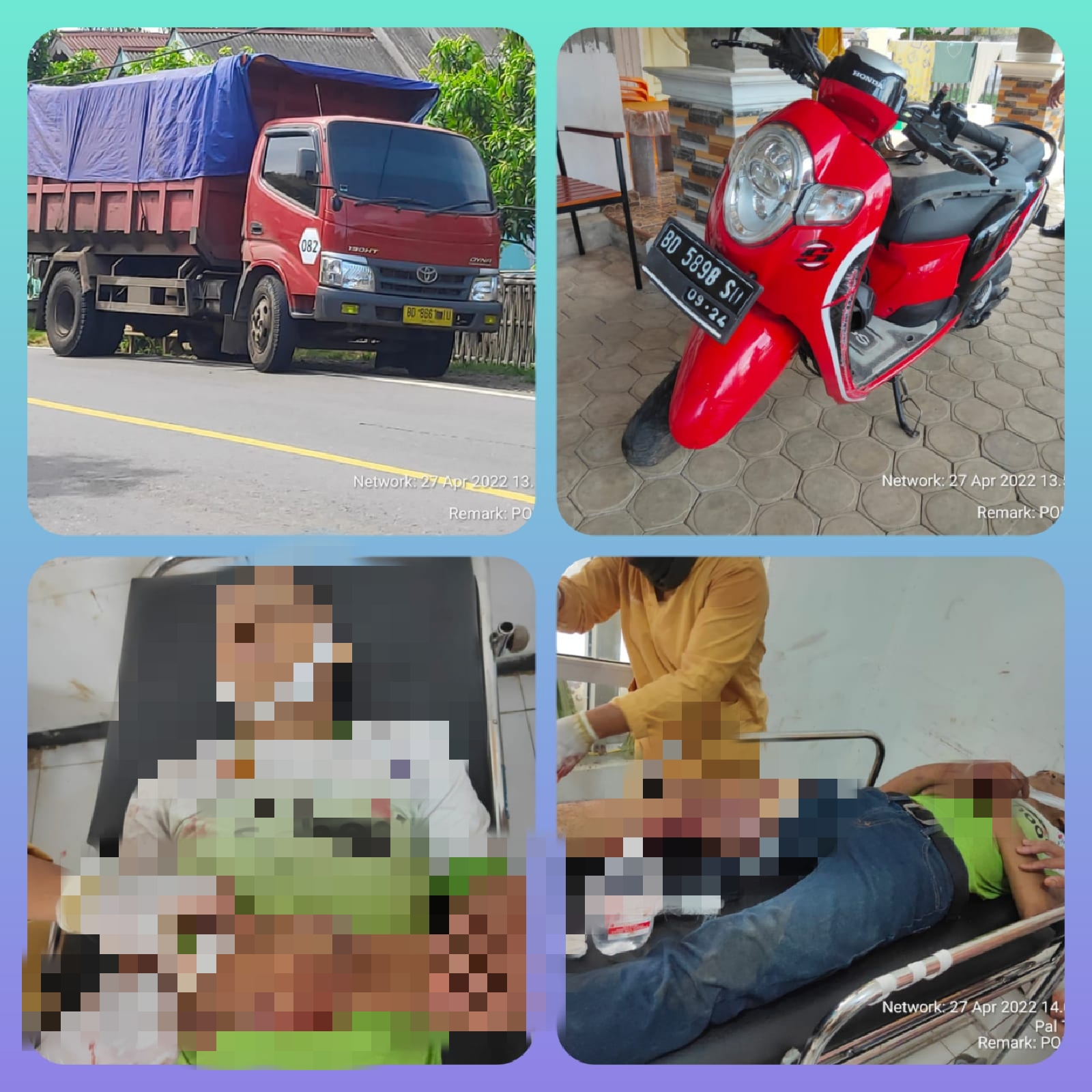 Tabrak Dumptruk Batu Bara, Pelajar Tewas