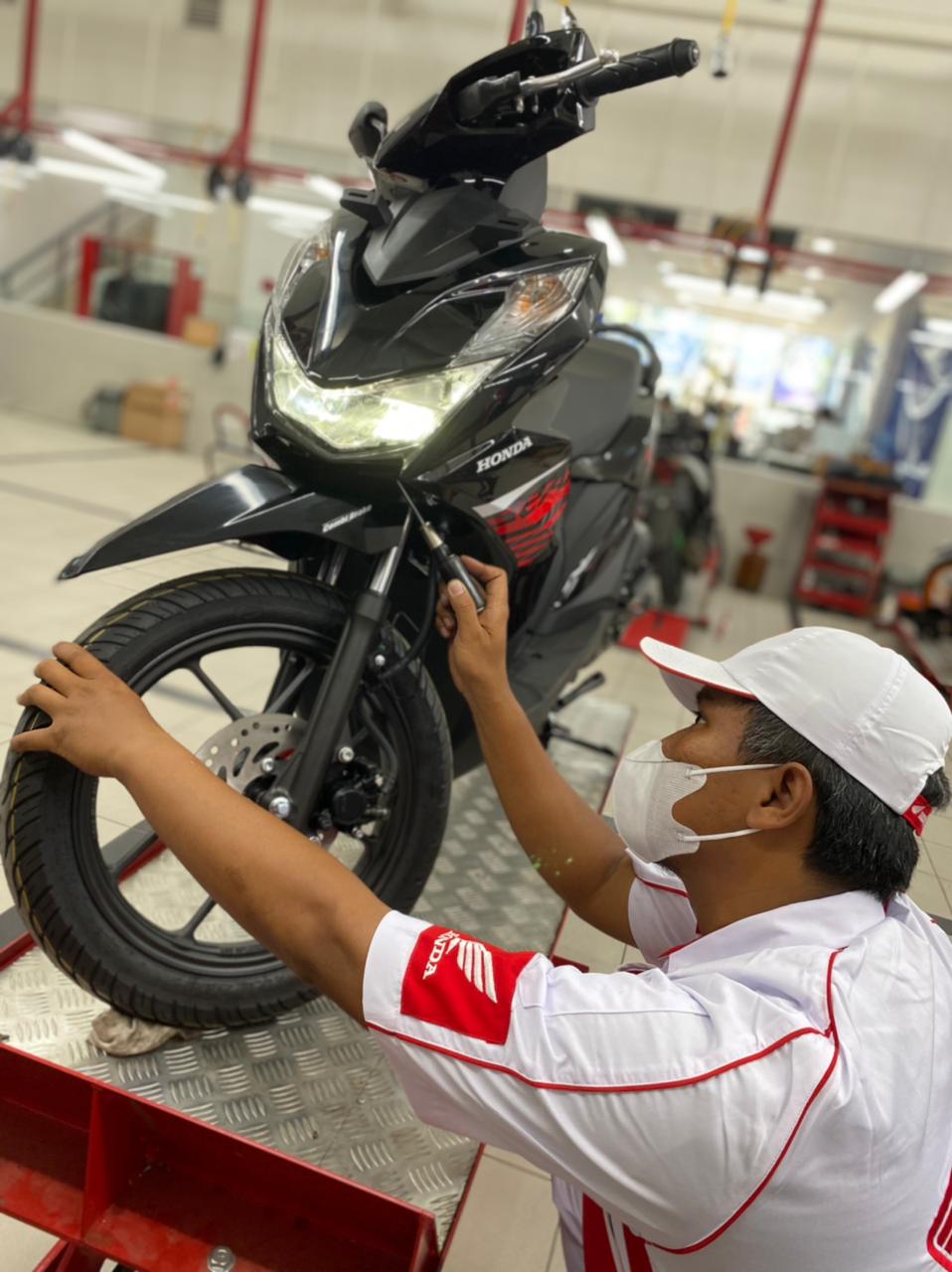 Servis Motor Gratis Sirup di AHASS