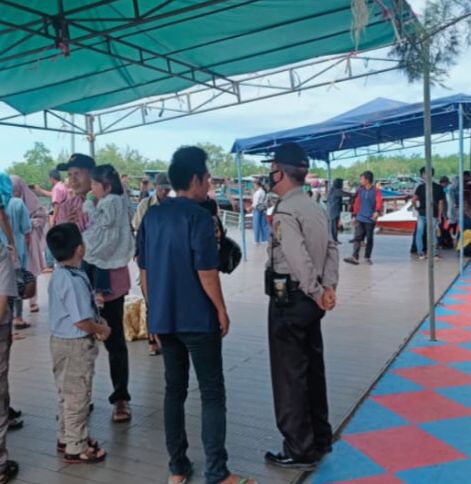 Polisi Pantau Objek Wisata Pelabuhan