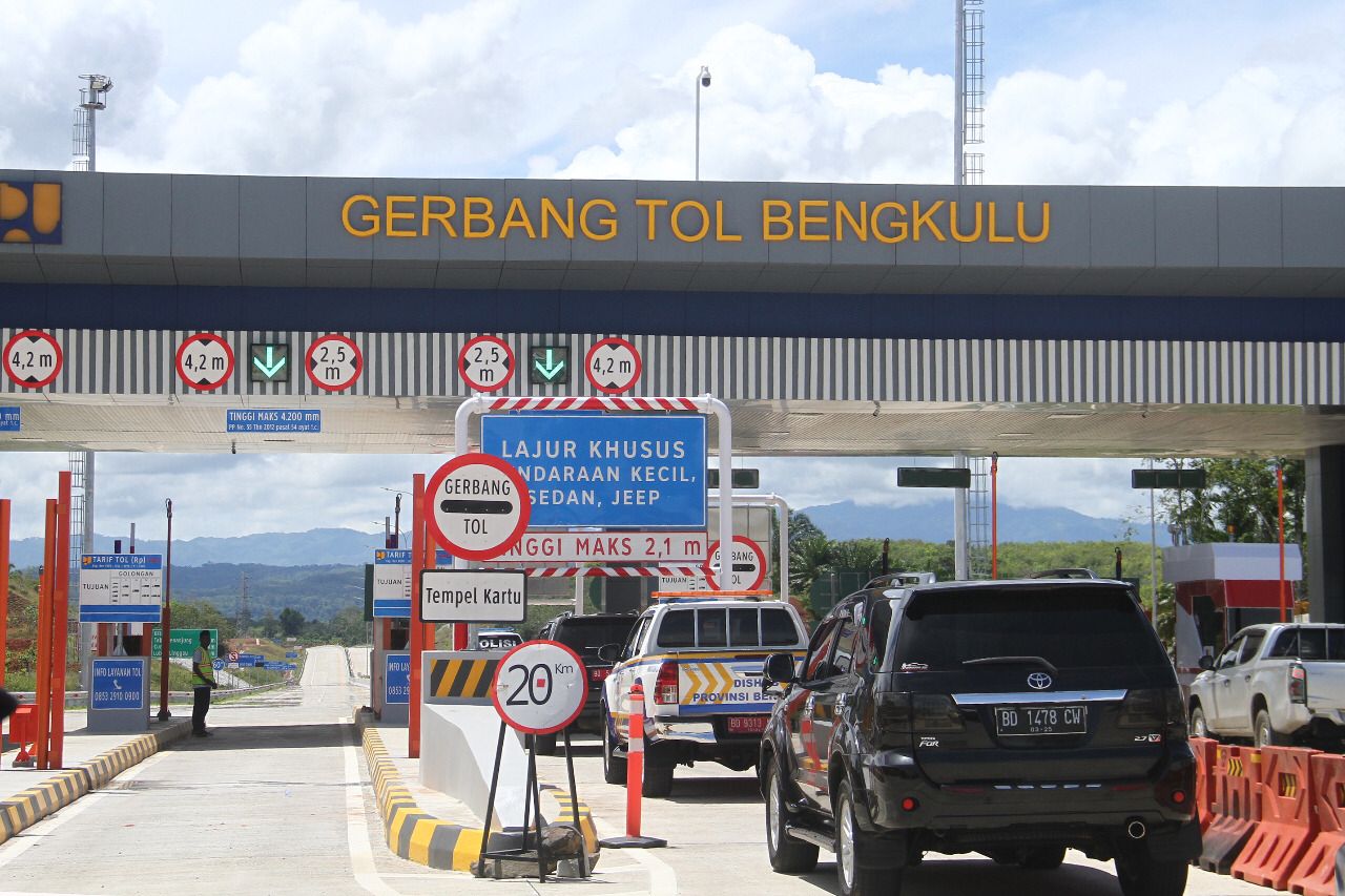 Jalan Tol Bengkulu – Taba Penanjung Ditutup