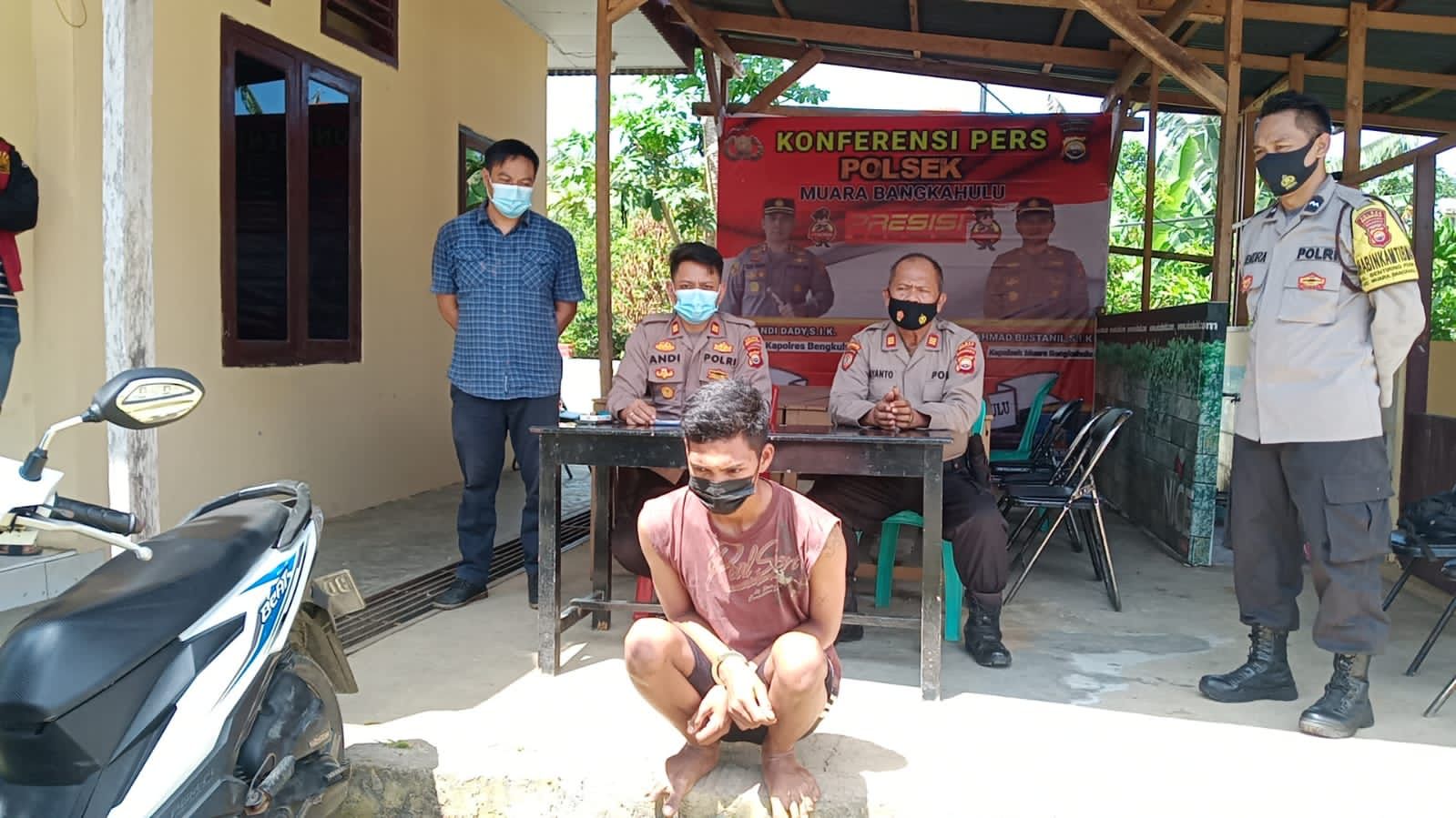 Curi Motor di Warung, Kembali Ditangkap