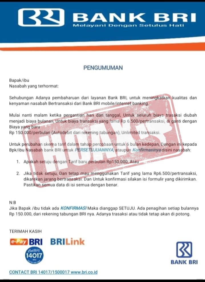 Marak Upaya Penipuan Perbankan, BRI Imbau Masyarakat Jaga Kerahasiaan Data & Password