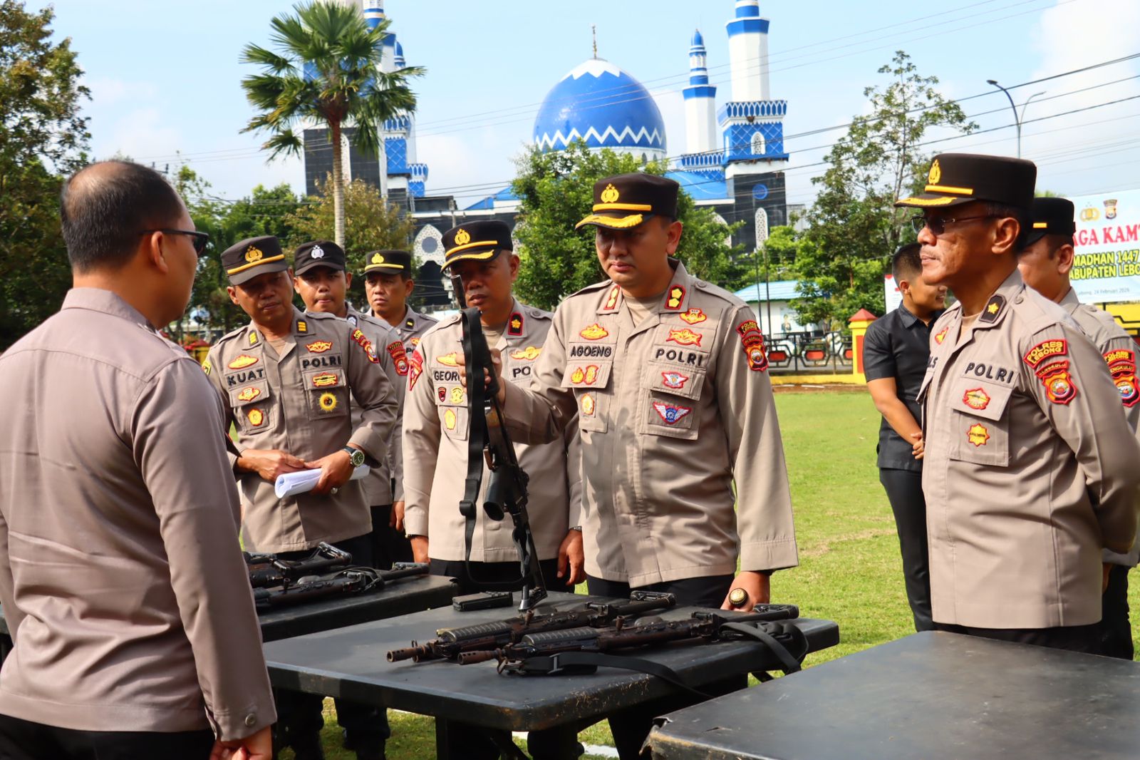 Hanya Satu Personel Polres Lebong yang Berizin Pegang Senpi, Ini Penjelasan Kapolres