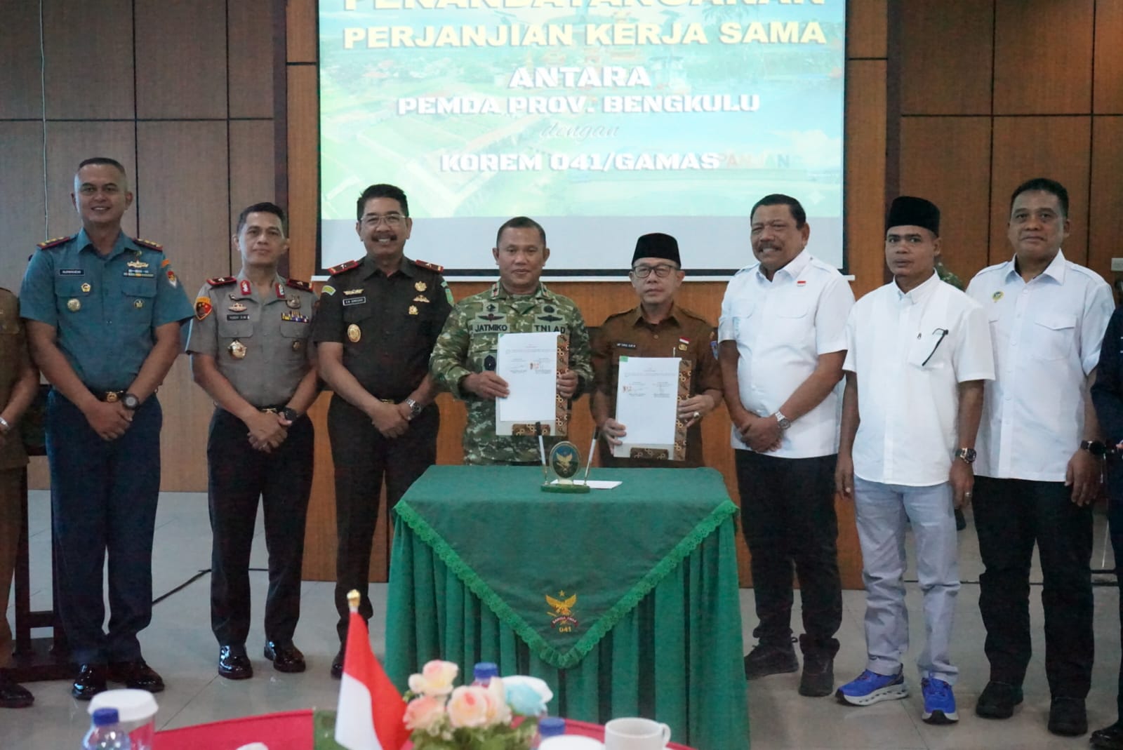 Pemprov Bengkulu Gandeng TNI Perkuat Ekonomi dan Infrastruktur Daerah