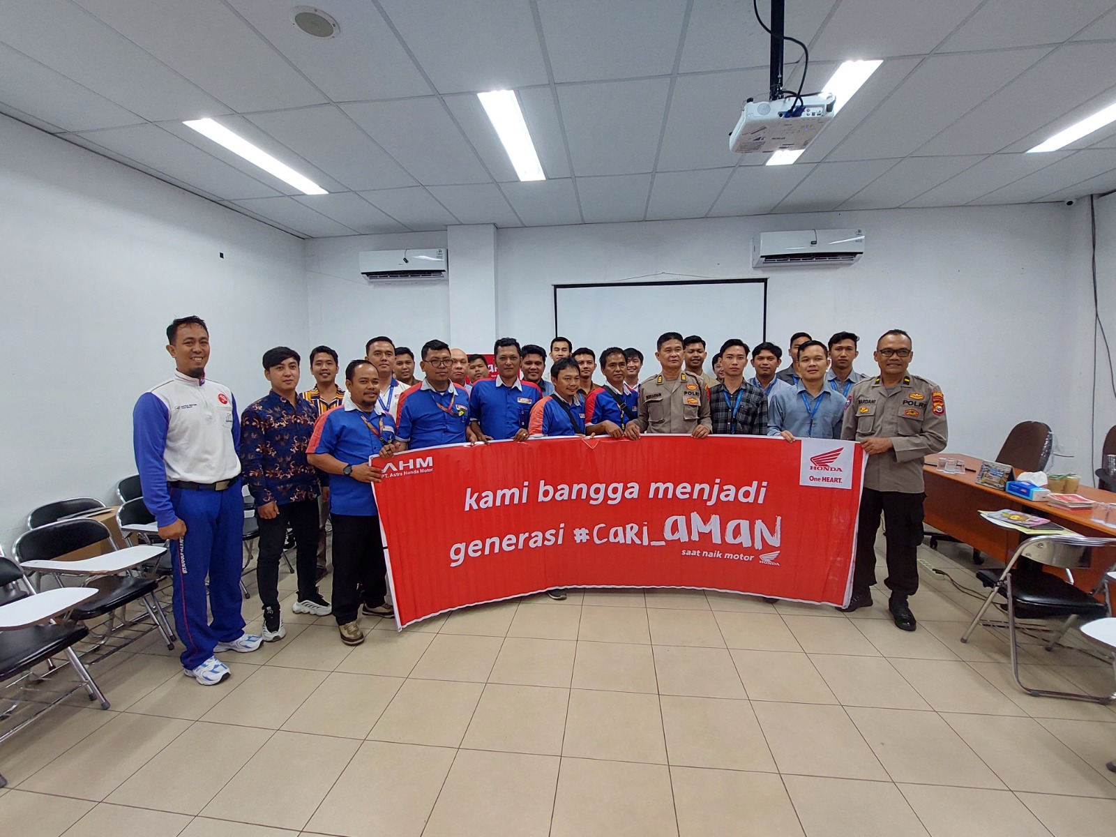 Astra Motor Bengkulu Menggelar Edukasi Safety Riding di PT. Indomarco