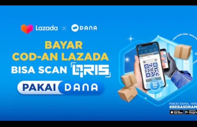 Lagi Gak Pegang Uang Tunai Begini Cara Bayar Tagihan Belanja Cod Lazada Lewat Scan Qris Dana 7266