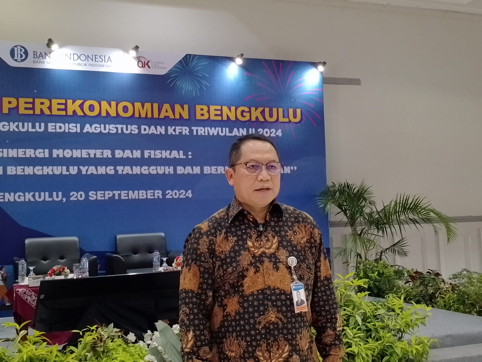 Sarasehan Perekonomian Bengkulu: KPw BI Bengkulu Optimis 2024 Ekonomi Bengkulu Tumbuh Positif