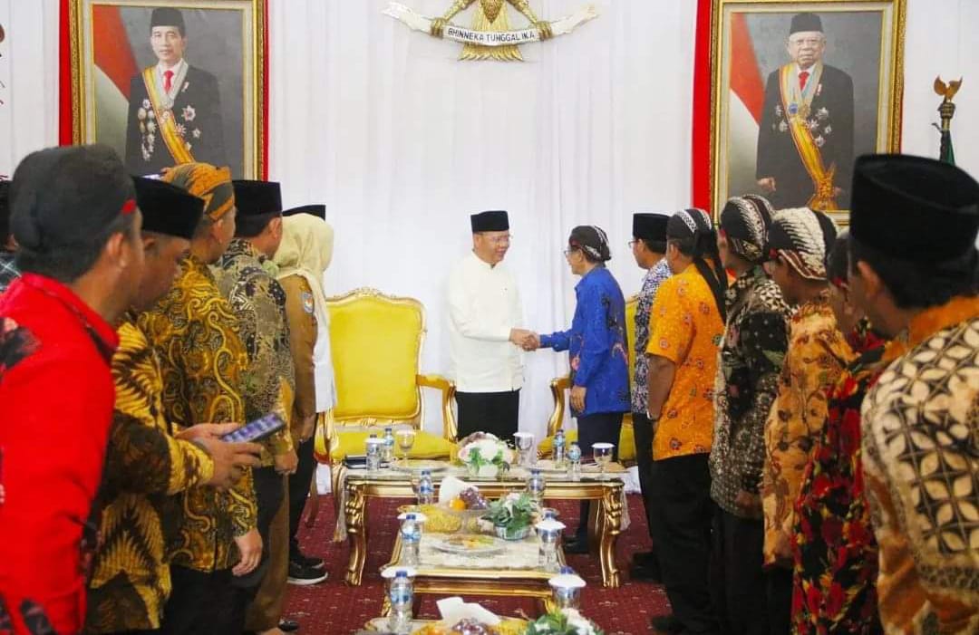 Persiapan Grebek Suro, Pengurus PMJB Rejang Lebong Temui Gubernur Bengkulu