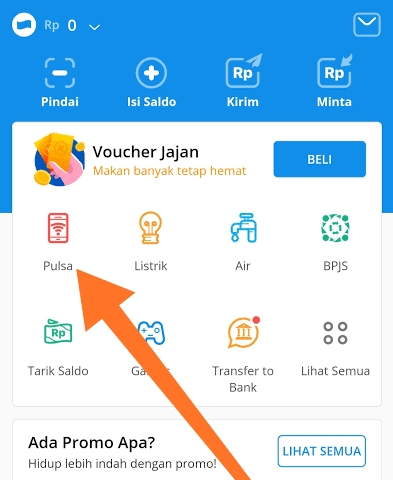 Terbaru, Cara Praktis Beli Pulsa dan Paket Data Lewat Aplikasi DANA