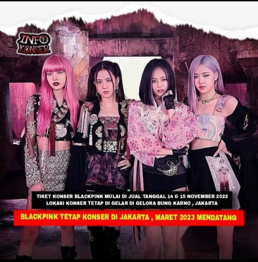 BLACKPINK Gelar Konser di Jakarta, Dapatkan Tiketnya di Sini