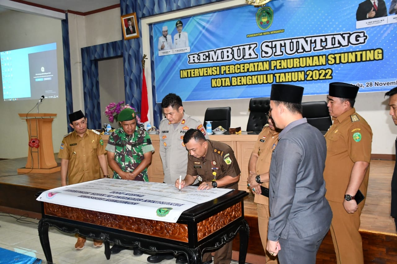 Pemkot Bengkulu Target Turunkan Prevalensi Stunting Kota Bengkulu