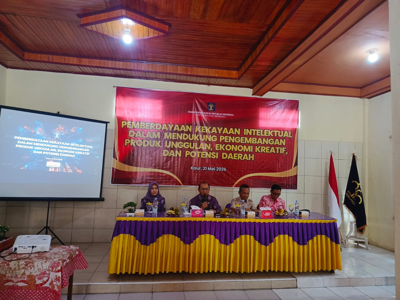 Lindungi Inovasi Lokal, Kanwil Kemenkumham Bengkulu Gencarkan Pendaftaran Merek UMKM di Kaur