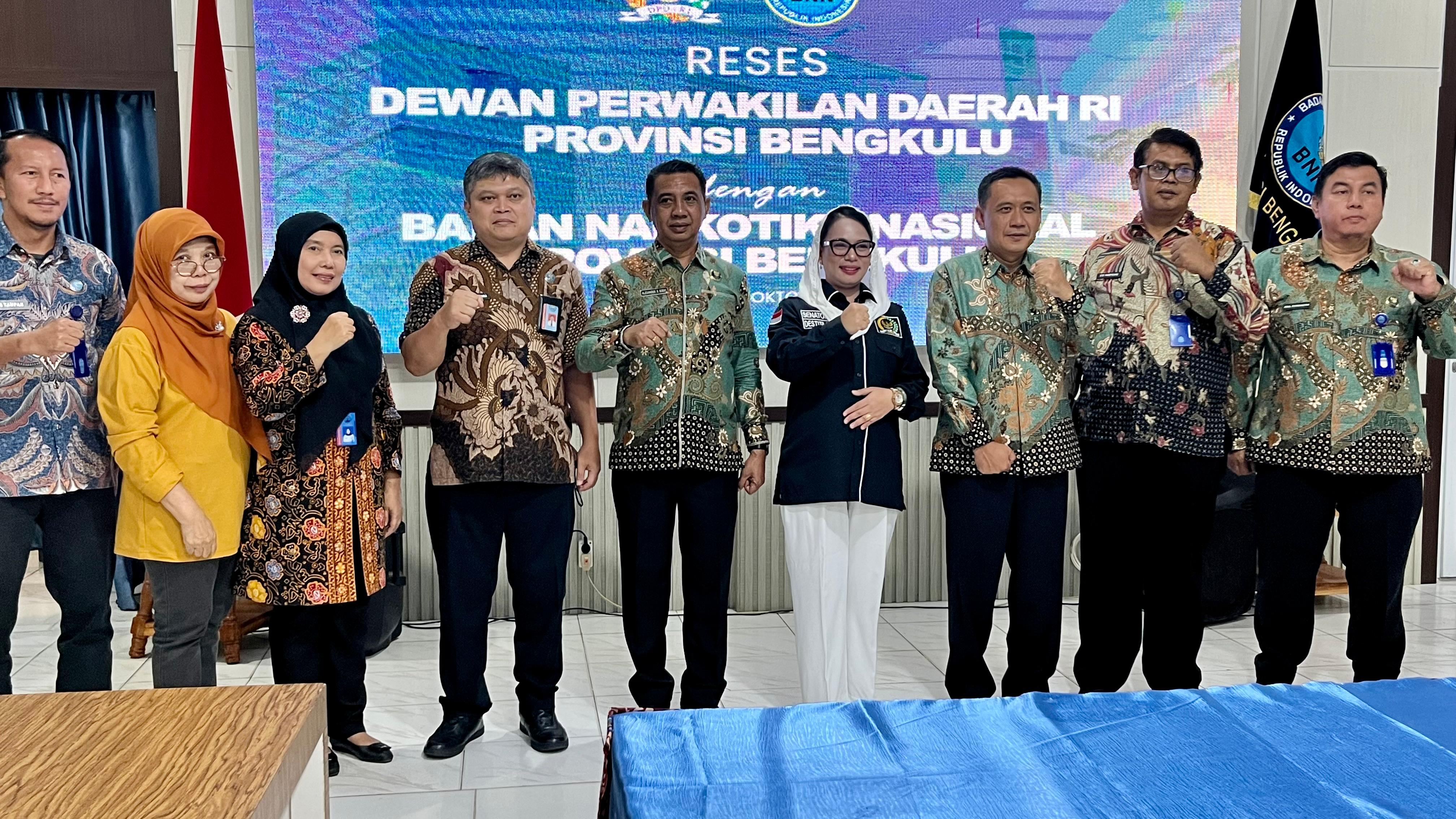 Senator Destita Dukung Penguatan Fasilitas dan Program Rehabilitasi Narkotika di Bengkulu 