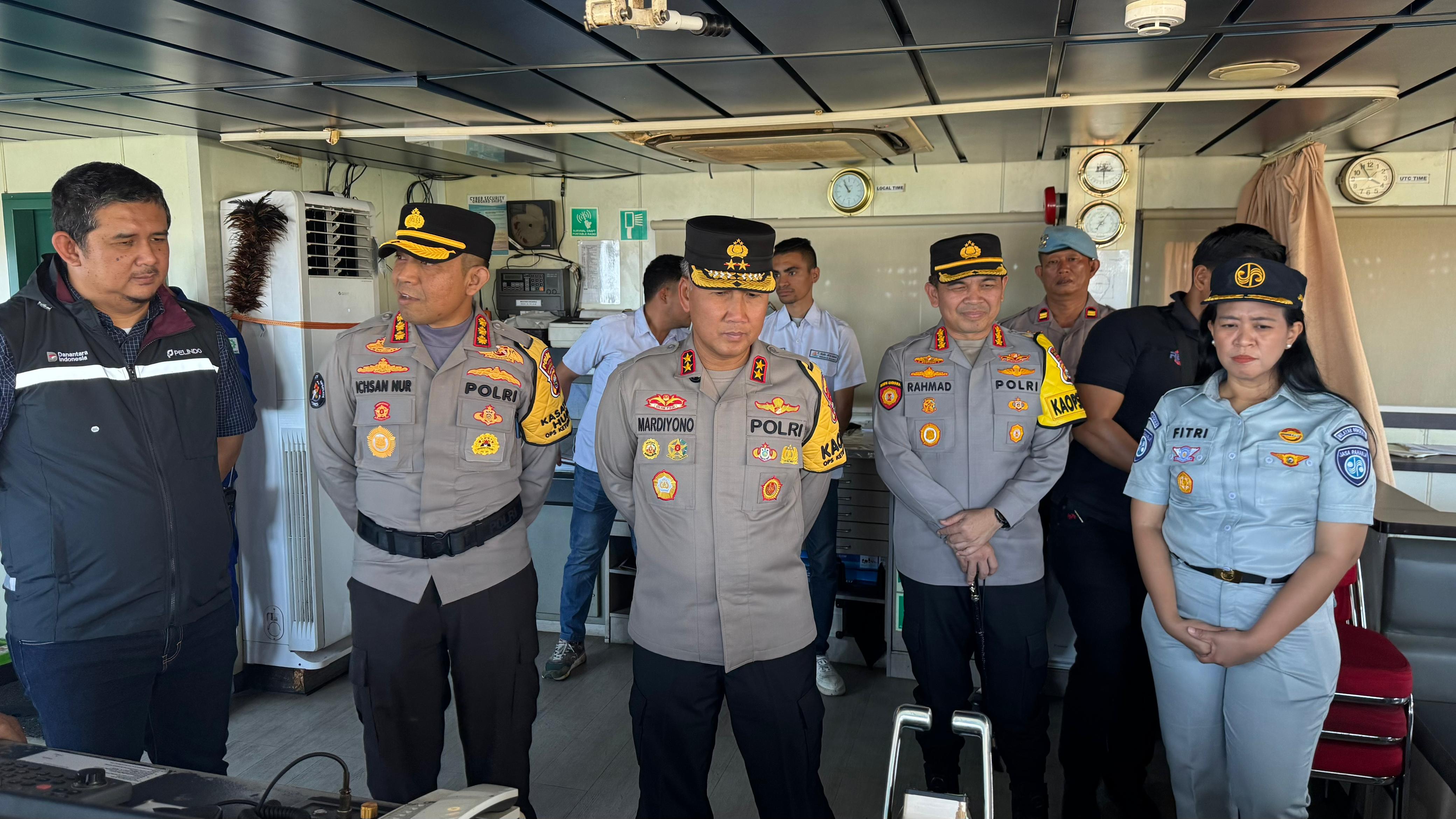 Kapolda Bengkulu Cek Kapal ke Enggano, Pastikan Mudik Laut Aman