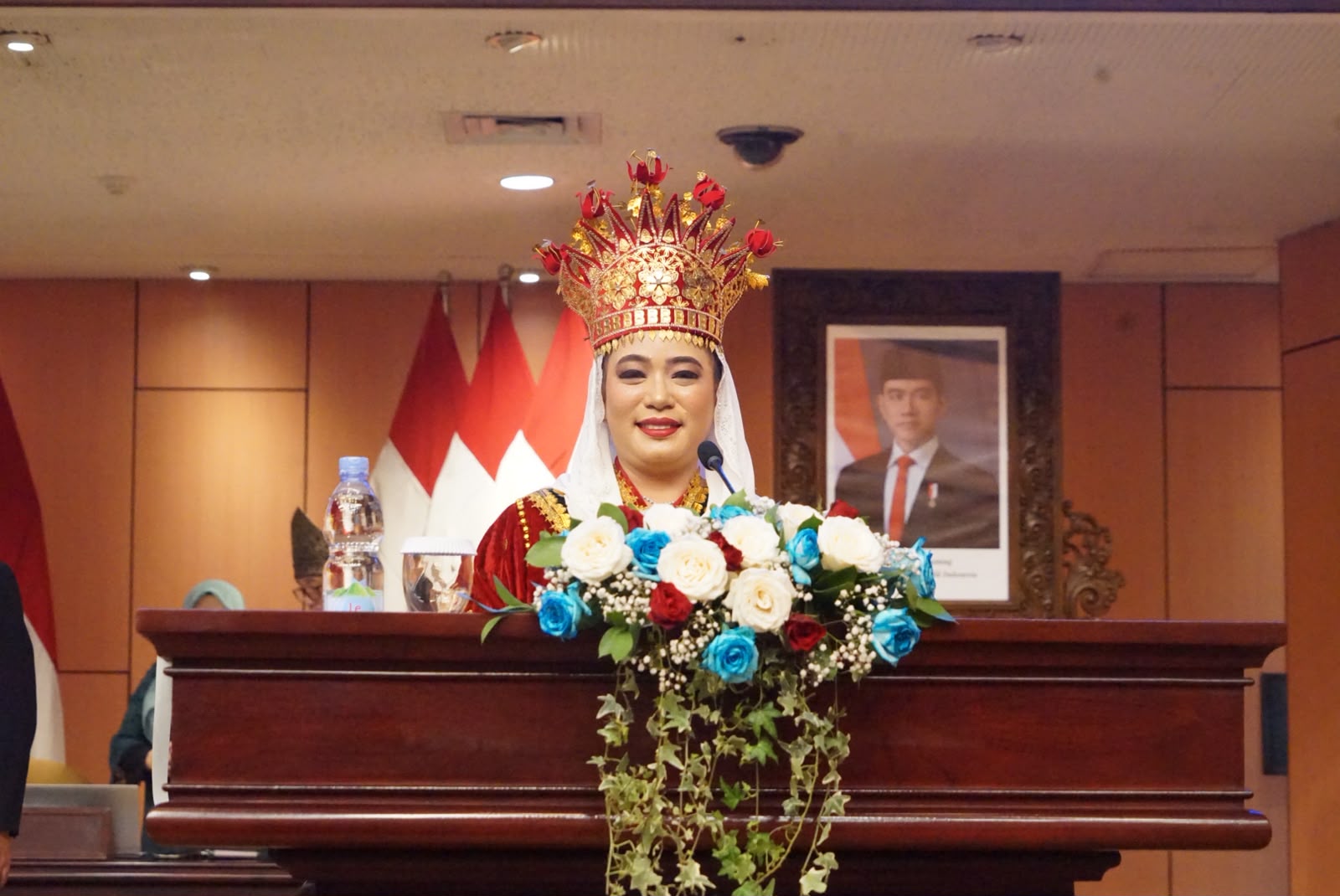 Busana Adat Bengkulu Jadi Pilihan Senator Destita di Perayaan HUT ke-22 DPD RI