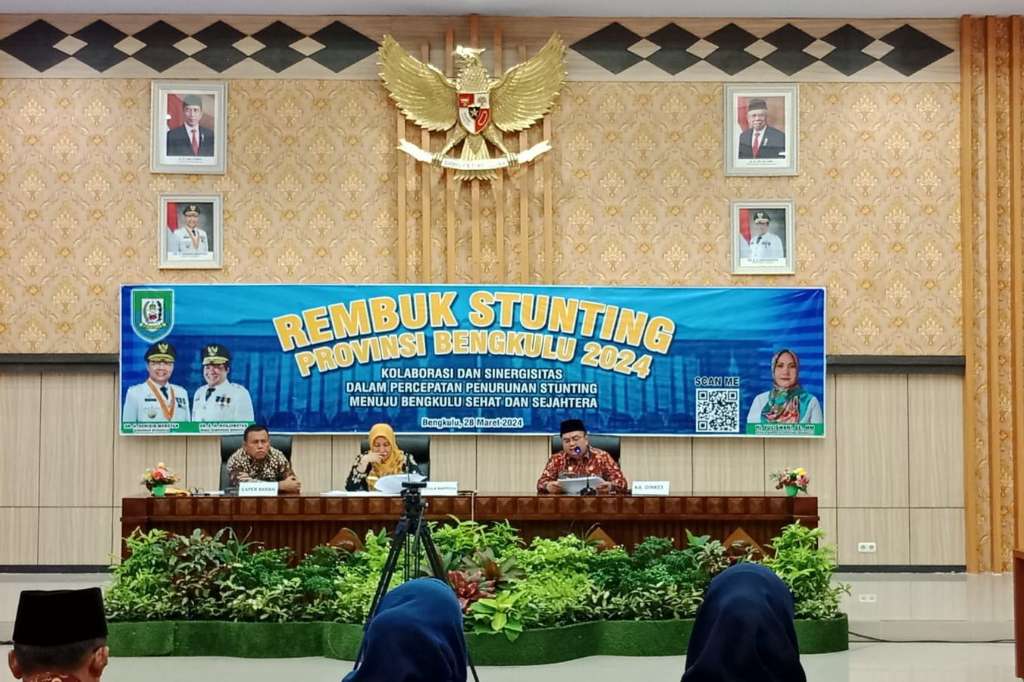 Pemprov Bengkulu Gelar Rembuk Stunting 2024 untuk Capai Target Nasional