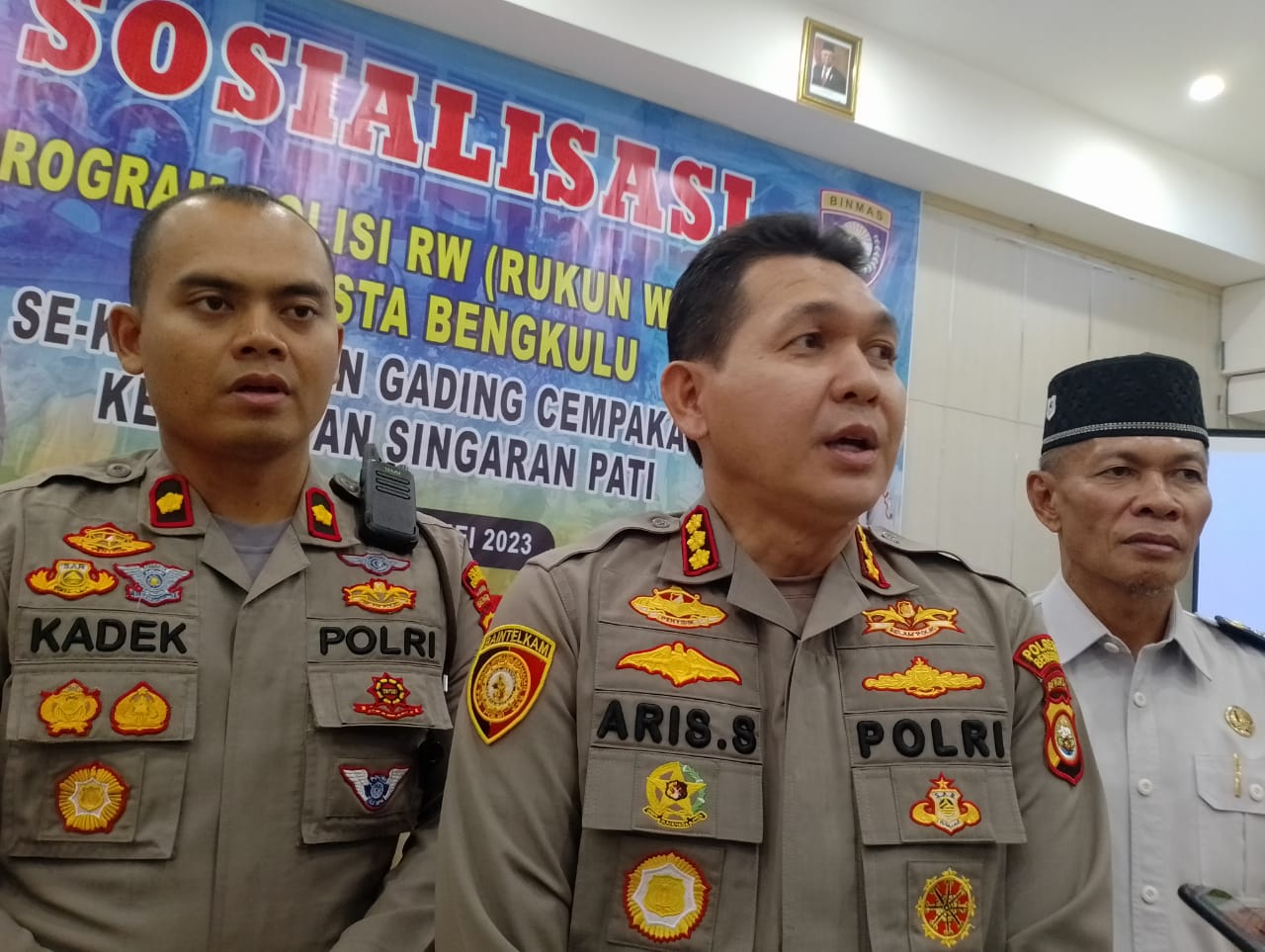 Kapolresta Bengkulu Minta Polisi RW Hadapi Tahun Politik 